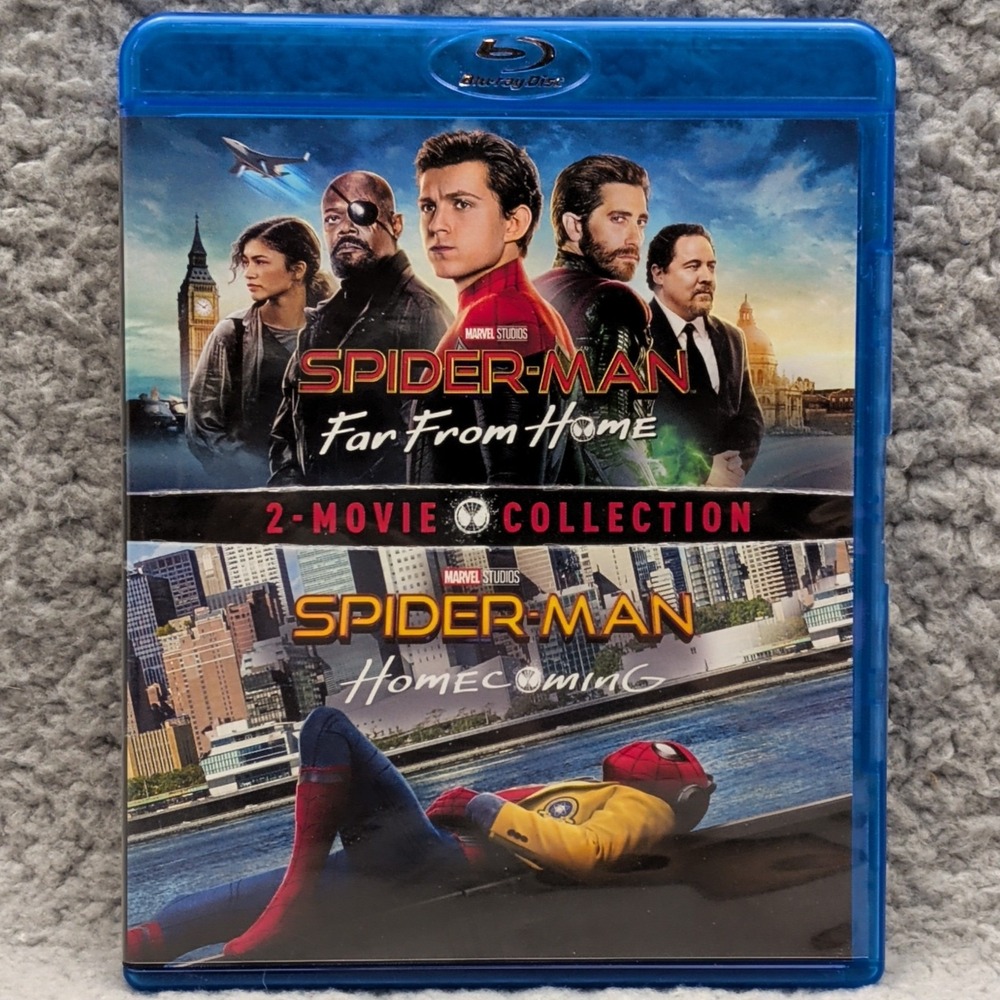 Spider-Man 2 Movie Collection Blu-ray, Homecoming Far From Home Region-Free